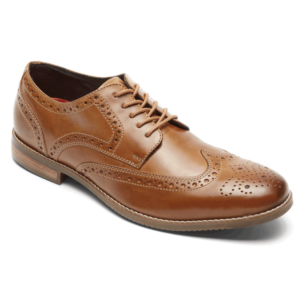 Sapatos Lace Ups Rockport Homem Marrom - Style Purpose Wingtip - 19038HZOT